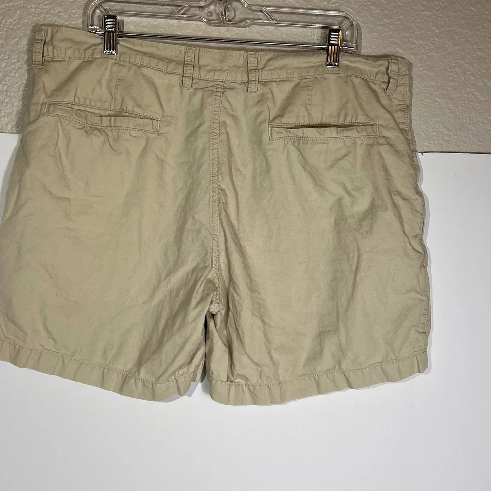 Patagonia Organic Cotton Hemp Blend Casual Khaki Shorts Womens Size 38‎